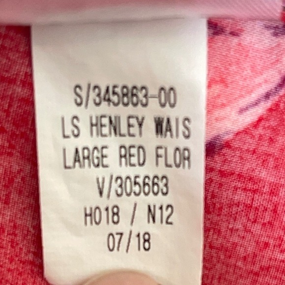 Old Navy Red Floral‎ cottagecore Fit Flare Dress  prairie romantic spring - Picture 10 of 10